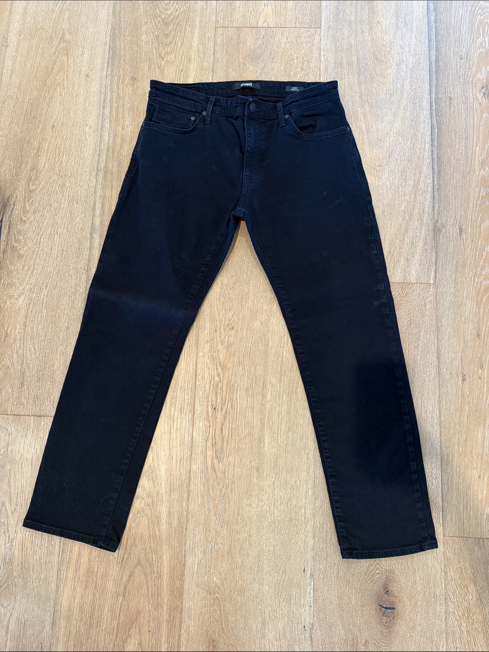 Mavi Men's Black Straight Jeans